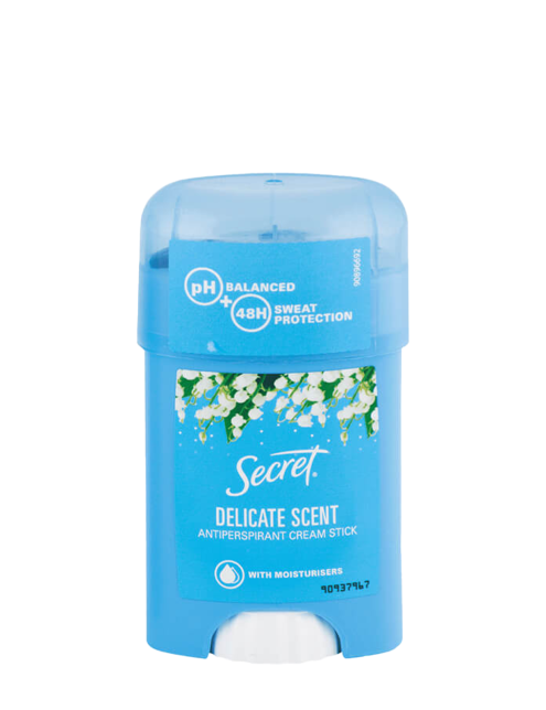 مام ضد تعریق کرمی سکرت Secret Delicate Scent با رطوبت‌رسانی (40ml)