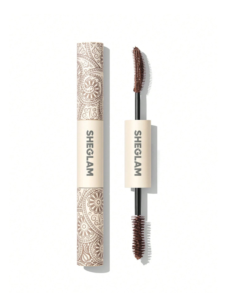 شیگلم ریمل قهوه ای دوطرفه SHEGLAM All-In-One Volume & Length Mascara-Waterproof Macchiato