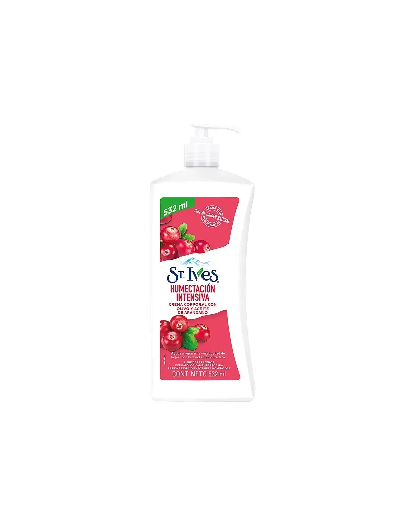 لوسیون بدن کرن بری سینت ایوز St Ives Repairing Cranberry حجم 532 میلی لیتر