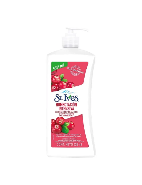 لوسیون بدن کرن بری سینت ایوز St Ives Repairing Cranberry حجم 532 میلی لیتر