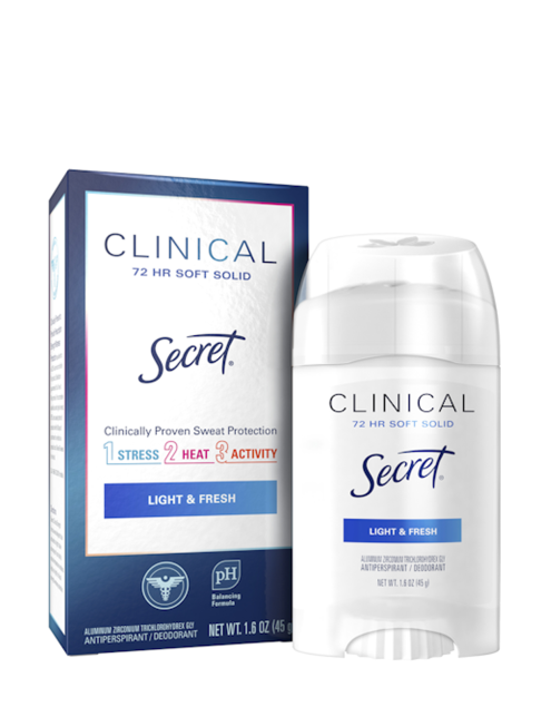 مام کلینیکال سکرت Secret Clinical Strenght Light & Fresh Deodorant