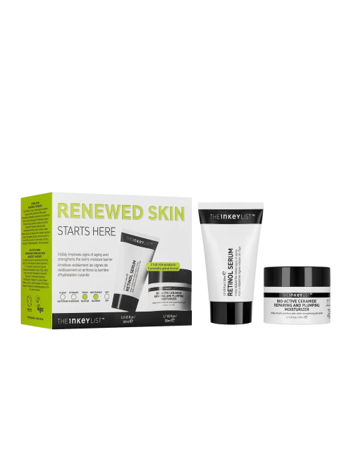 اینکی لیست ست ری نیود اسکین |  Osta Renewed Skin Starts Here - The INKEY List