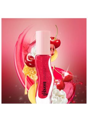 گیسو لیپ اویل چری ان ده کیک Gisou Honey Infused Lip Oil 8ml - Cherry on the Cake