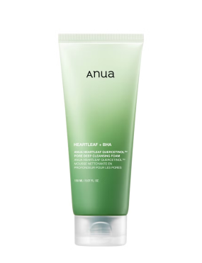 آنوا فوم شستشوی هارتلیف بی اچ آ Anua Heartleaf Quercetinol Pore Deep Cleansing Foam 150ml