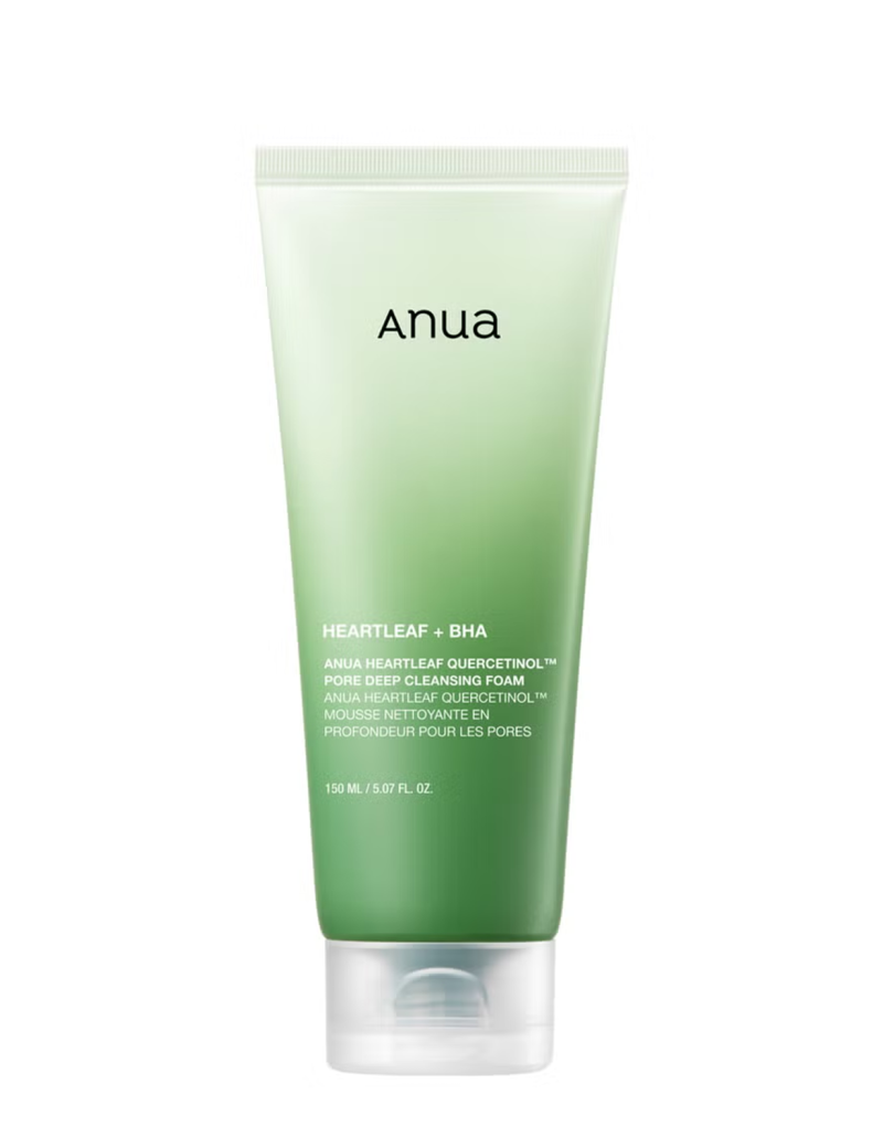 آنوا فوم شستشوی هارتلیف بی اچ آ Anua Heartleaf Quercetinol Pore Deep Cleansing Foam 150ml