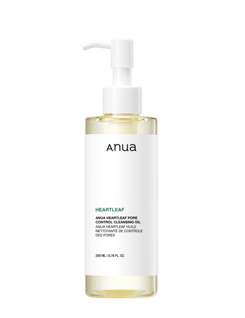 روغن پاک کننده(اویل کلینزر) و کنترل منافذ حاوی عصاره هوتونیا کوردتا آنوا  Anua Heartleaf Pore Control Cleansing Oil