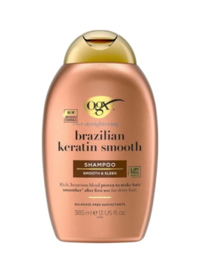 شامپو کراتین برزیلی اوجی ایکس OGX Brazilian Keratin Smooth Shampoo