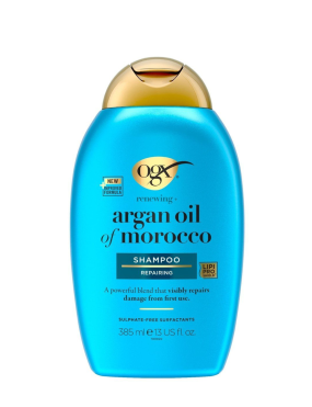 شامپو روغن آرگان مراکشی اوجی ایکس OGX Argan Oil of Morocco Sulfate Free Shampoo, Extra Strength, 385 ml