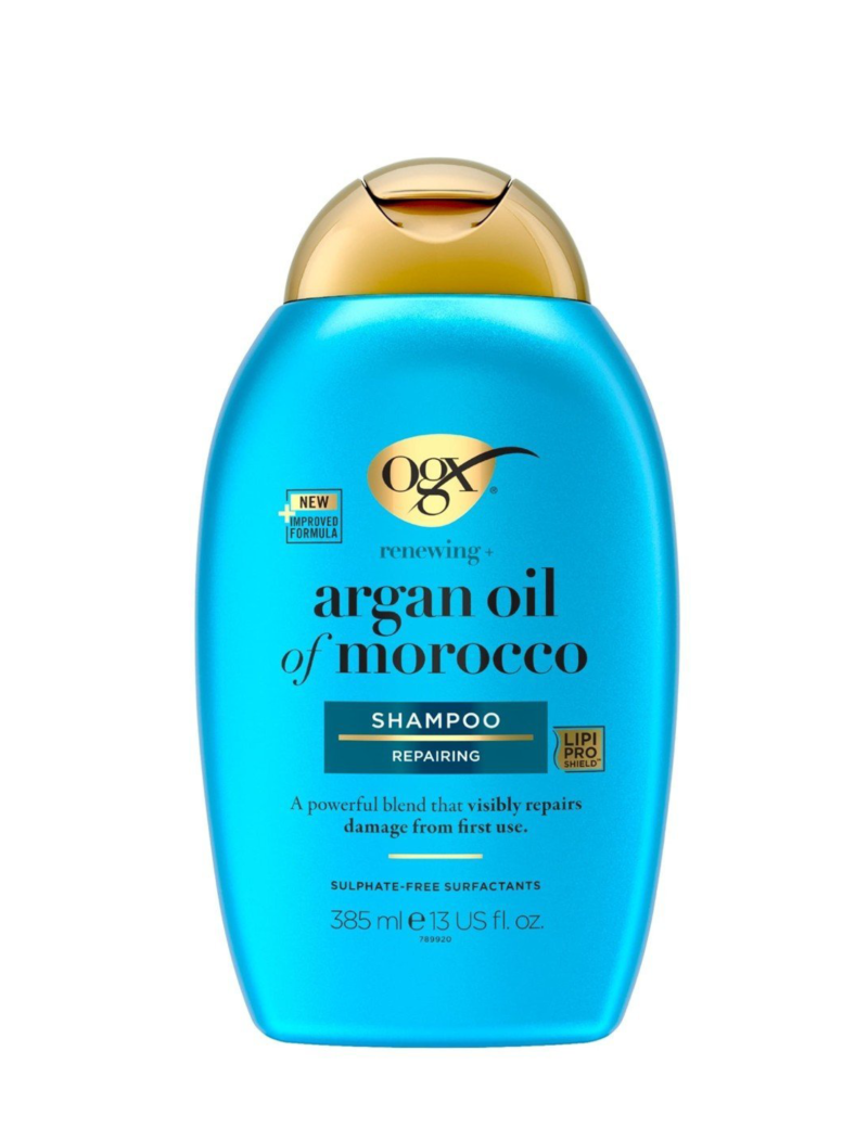 شامپو روغن آرگان مراکشی اوجی ایکس OGX Argan Oil of Morocco Sulfate Free Shampoo, Extra Strength, 385 ml