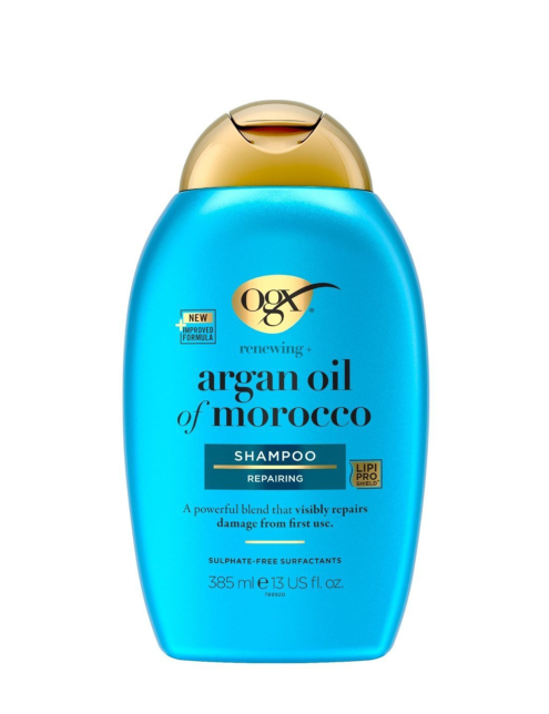 شامپو روغن آرگان مراکشی اوجی ایکس OGX Argan Oil of Morocco Sulfate Free Shampoo, Extra Strength, 385 ml