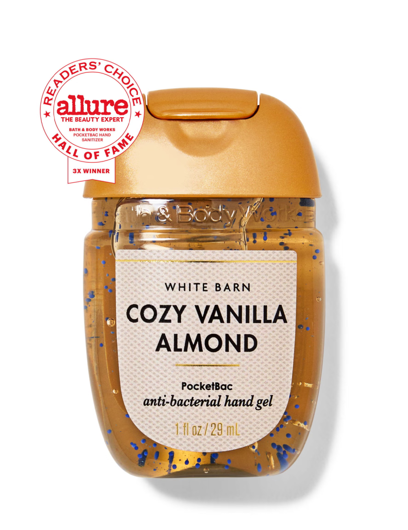 بث اند بادی ورکس ژل دست ضد عفونی  bath and body works Cozy Vanilla Almond PocketBac Hand Sanitizer