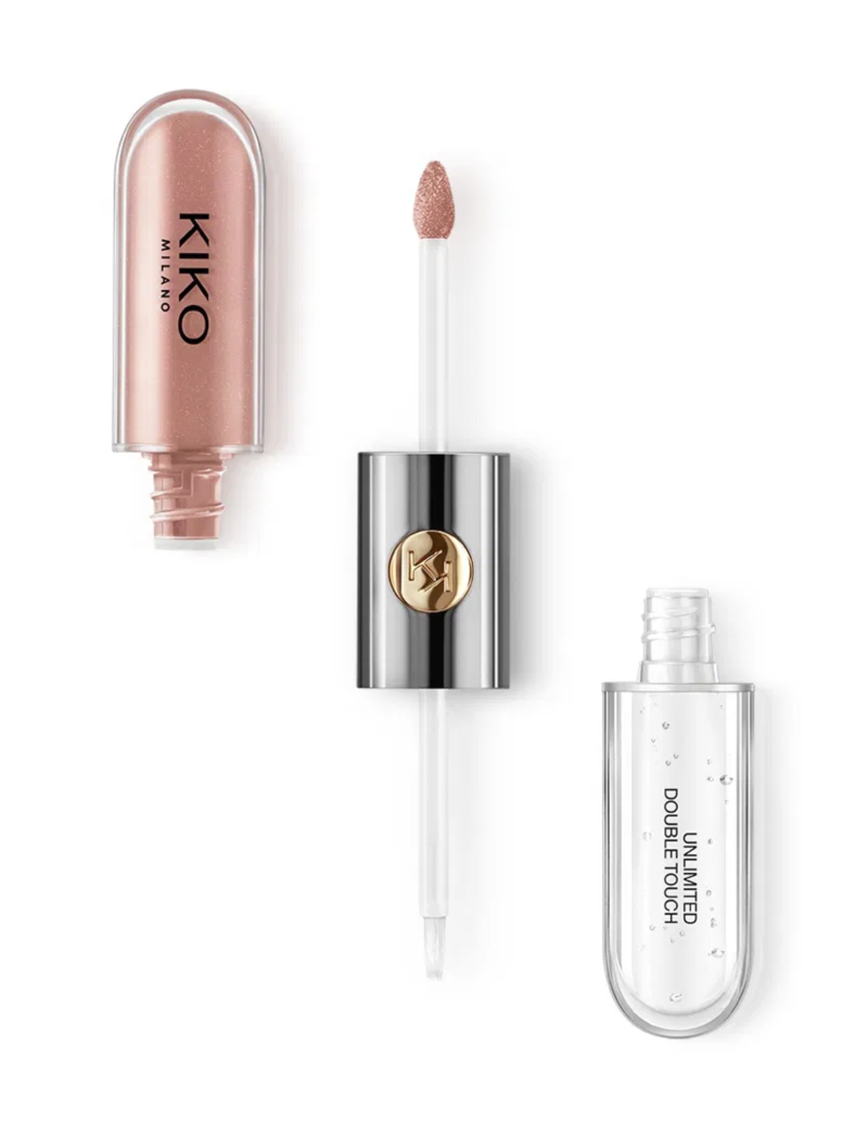 رژ لب دابل تاچ کیکو میلانو 102 Kiko Milano Unlimited Double Touch 102 Satin Rosy Beige