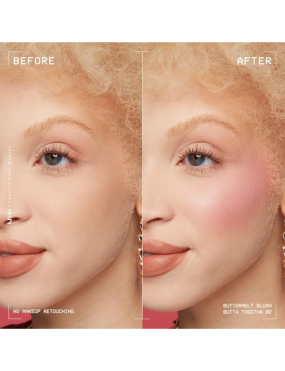 رژگونه پودری نیکس 02 NYX Professional Makeup BUTTERMELT BLUSH - Blusher - 02 butta together