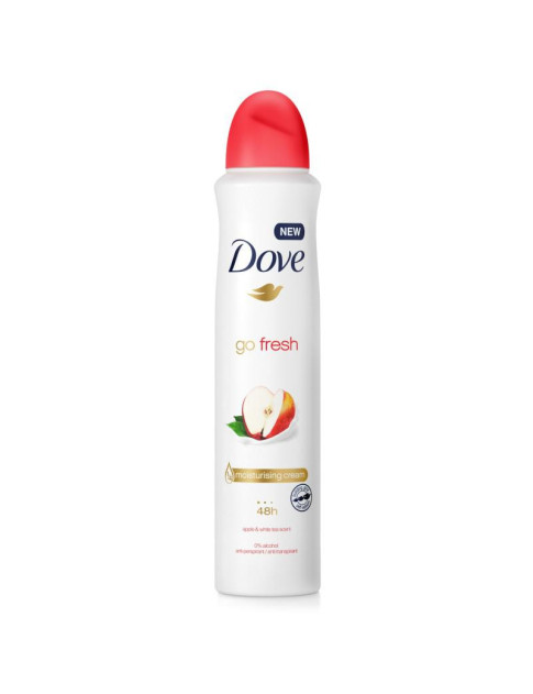 اسپری ضدتعریق سیب و چای سفید داو Dove Go Fresh Apple حجم 250 میلی لیتر