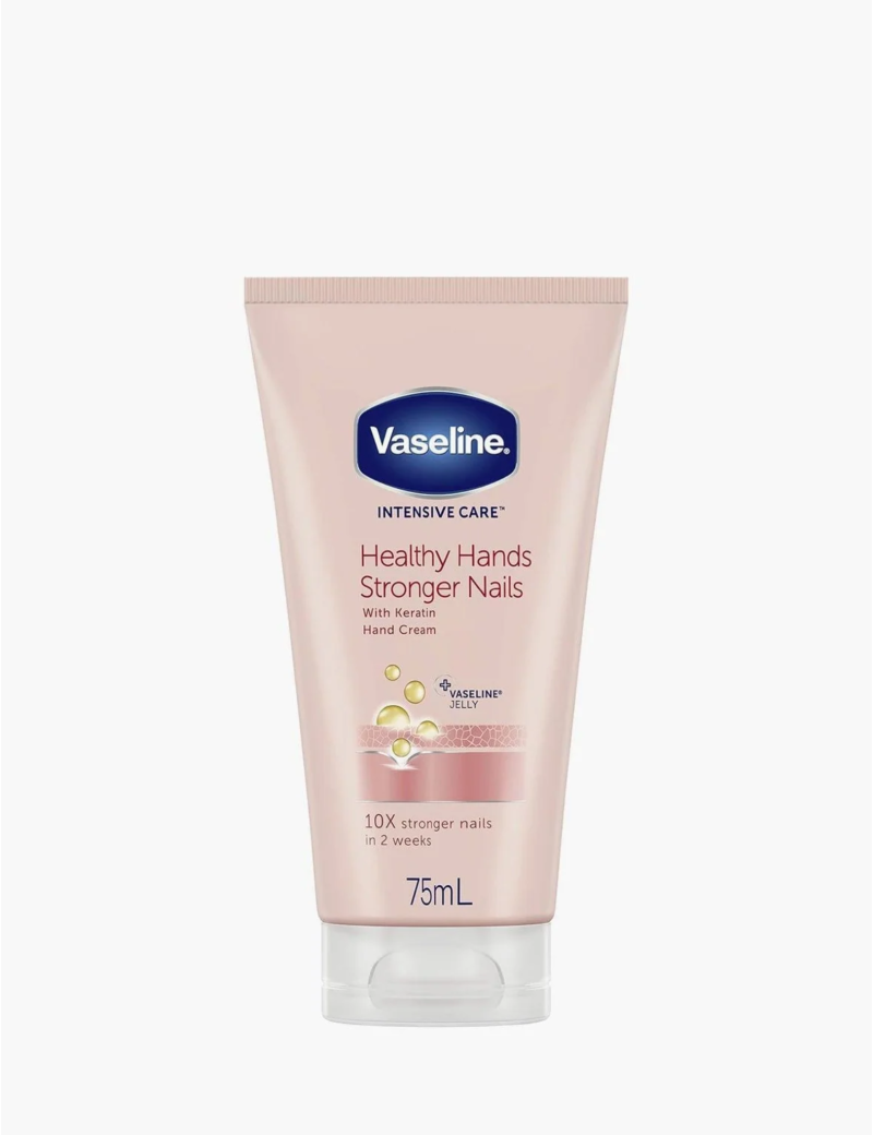 وازلین کرم دست و ناخن وازلین  Vaseline Intensive Care Healthy Hands Stronger Nails Hand Cream with Keratin