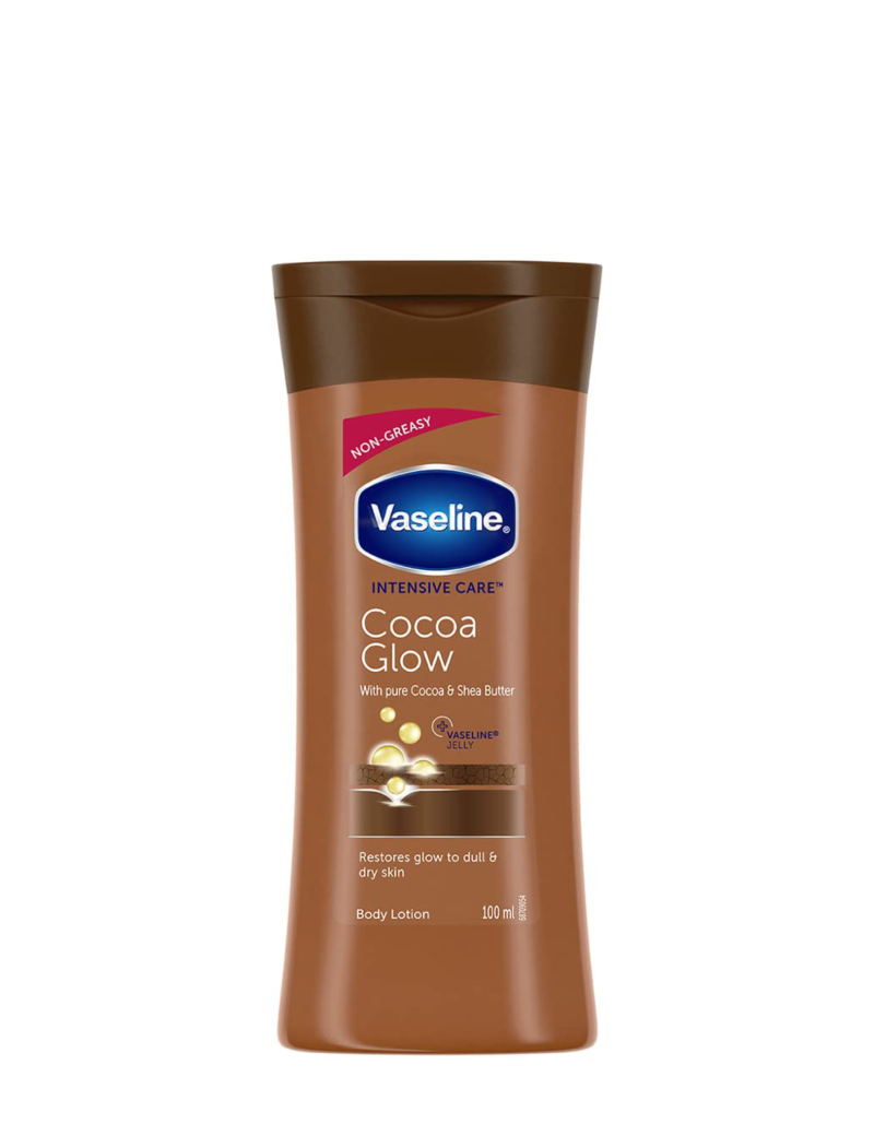 لوسیون بدن وازلین کاکائو Vaseline Intensive Care Cocoa Glow Body Lotion 100 ml