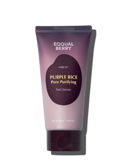 اکوال بری  ژل شستوشوی صورت منافذ برنج بنفش  EQQUALBERRY Purple Rice Pore Purifying Pack Cleanser