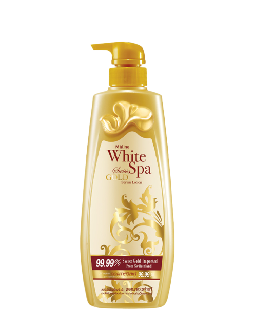 لوشن پمپی میستین وایت اسپا MISTINE WHITE SPA SWISS GOLD SERUM LOTION