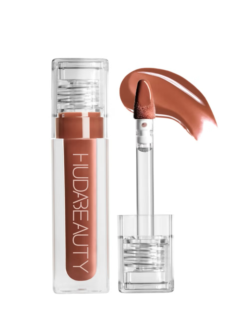 لیپ گلس هدی بیوتی فاکسی Huda Beauty Faux Filler Extra Shine Lip Gloss - Foxy
