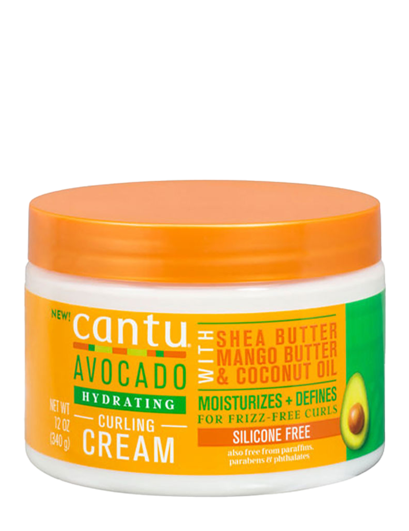 کرم موی فر کاسه ای کانتو Cantu Avocado Hydrating Curling Cream 340g