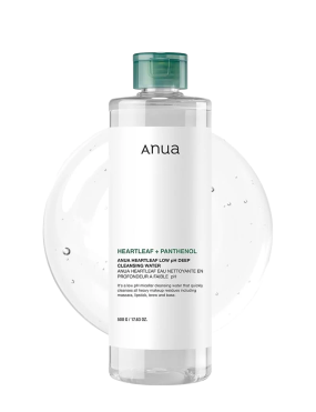 میسلار واتر هارتلیف آنوا تسکین دهنده و پاک کننده عمیق Heartleaf Low pH Deep Cleansing Water