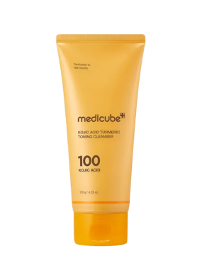 مدی کیوب فوم شوینده کپسولی روشن کننده و تسکین دهنده کوجیک اسید Medicube Kojic Acid Turmeric Toning Cleanser