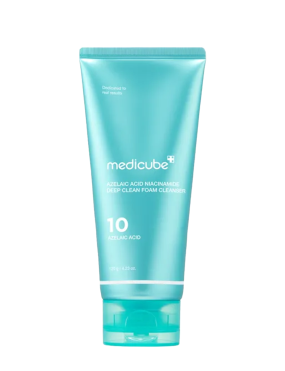 مدی کیوب فوم شست و شو عمیق آزلائیک اسید و نیاسینامید Medicube Azelaic Acid Niacinamide Deep Clean Foam Cleanser