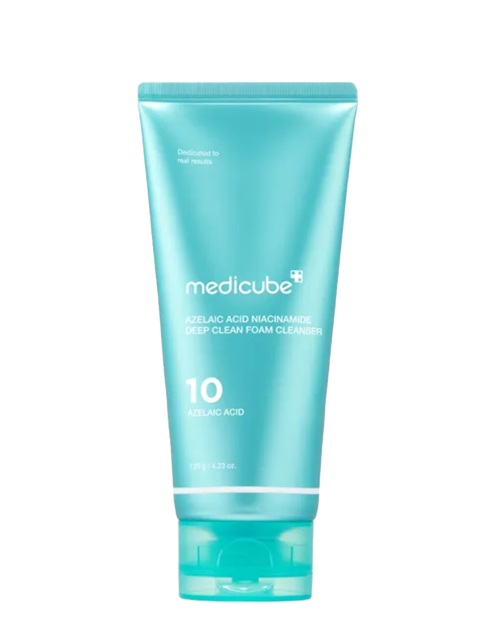 مدی کیوب فوم شست و شو عمیق آزلائیک اسید و نیاسینامید Medicube Azelaic Acid Niacinamide Deep Clean Foam Cleanser