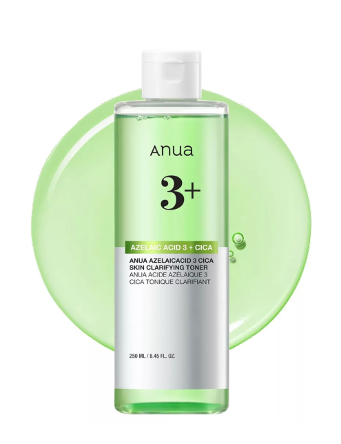 تونرآزلاییک اسید آنوا ANUA Azelaic Acid 3% + Cica Purifying Toner (250ml)