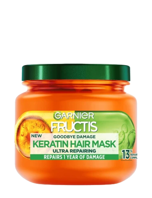 ماسک ترمیم کننده قوی موی گارنیرGarnier Fructis Damage Eraser Keratin Hair Mask 320 ml