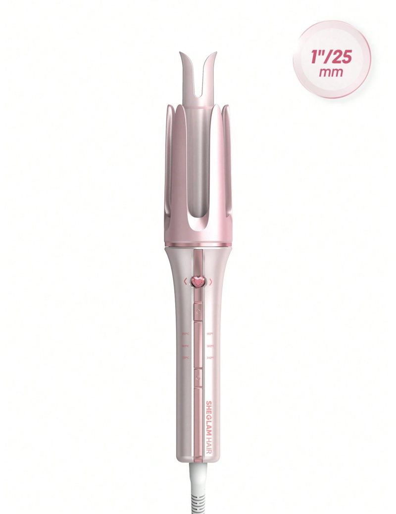 دستگاه فر مو (کرلی) شیگلم  SHEGLAM Pink Curling Iron 1.25
