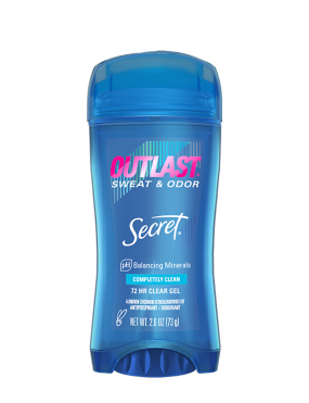 مام سکرت  ژله ای کامپلیتلی کلین 73 گرم | secret outlast sweat & odor completely clean