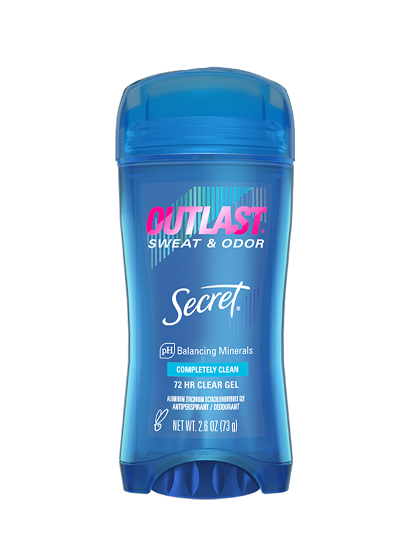 مام سکرت  ژله ای کامپلیتلی کلین 73 گرم | secret outlast sweat & odor completely clean