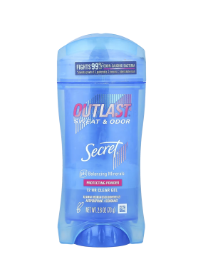 مام سکرت  ژله ای پروتکتینگ پاودر 73 گرم | secret outlast sweat & odor protecting powder