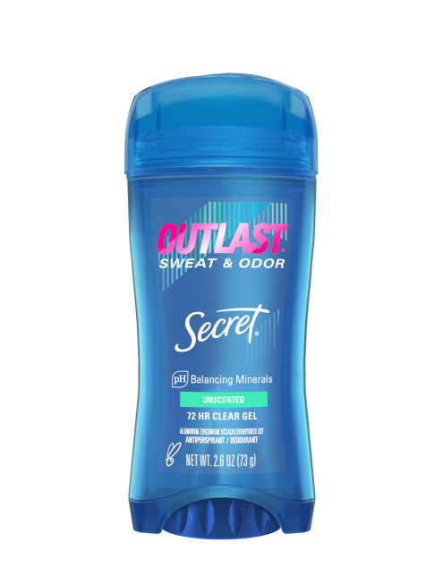 مام سکرت ژله ای انسکند 73 گرم | secret outlast sweat & odor Unscented