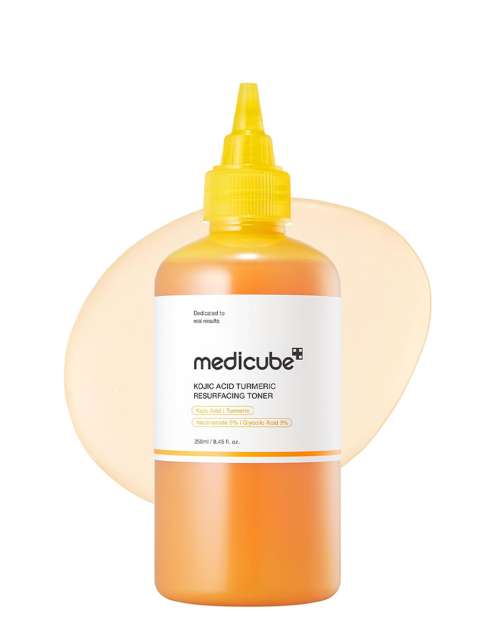 مدی کیوب تونر ترمیم کننده و روشن کننده کوجیک اسید Medicube Kojic Acid Turmeric Resurfacing Toner