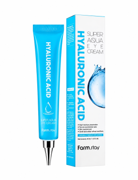 فارم استی کرم دور چشم آبرسان سوپر آکوا هیالورونیک اسید | Farmstay Hyalurolic Acid Super Aqua Eye Cream