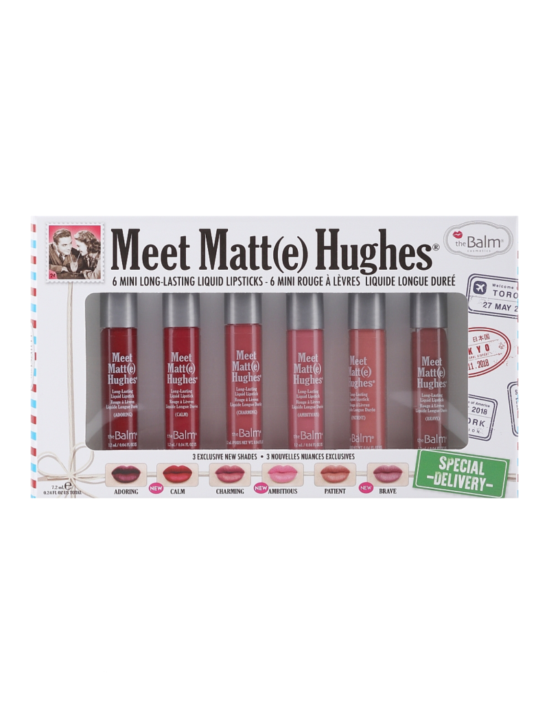 پک رژ لب ۶عددی مات د بالم The Balm mini meet Matt Hughes special delivery