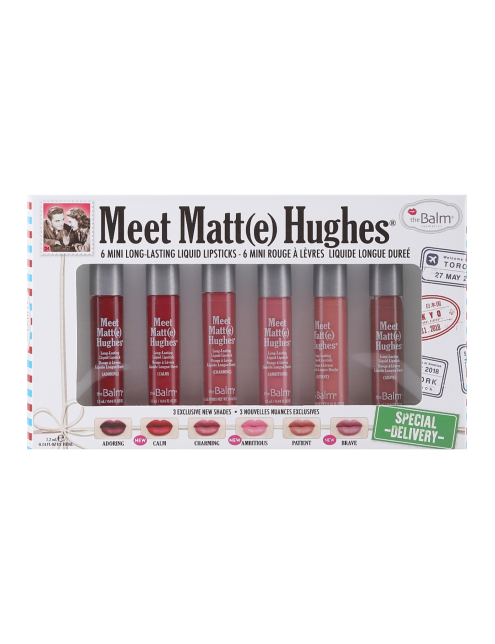 پک رژ لب ۶عددی مات د بالم The Balm mini meet Matt Hughes special delivery