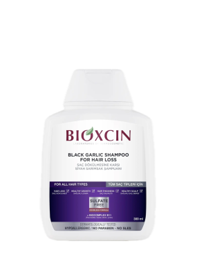 شامپو بیوکسین ضدریزش سیر سیاه | bioxcin black garlic shampoo for hair loss