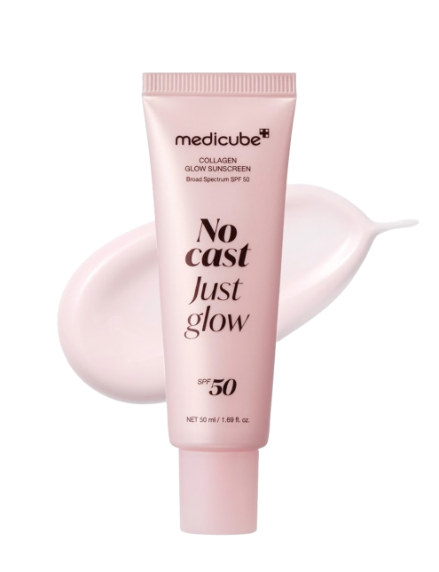 ضدآفتاب مدی کیوب کلاژن نو کست جاست گلو | medicube Sunscreen No Cast Just Glow Collagen