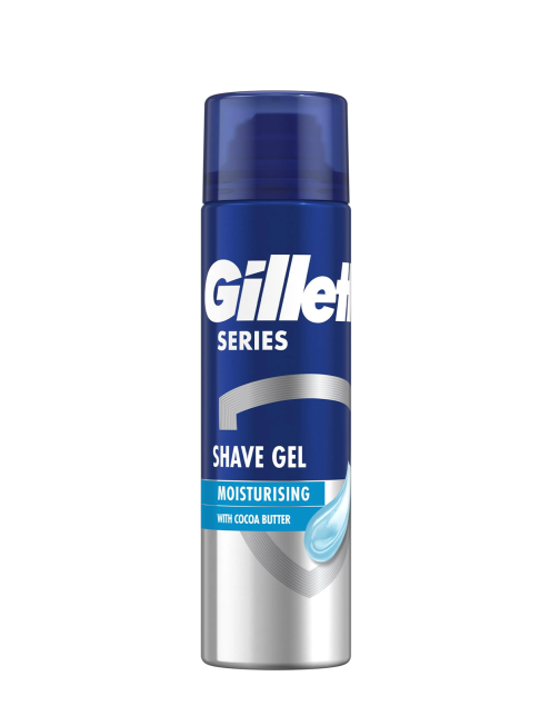 ژیلت ژل اصلاح موسترایزینگ کوکا باتر | Gillette series shaving gel cocoa butter