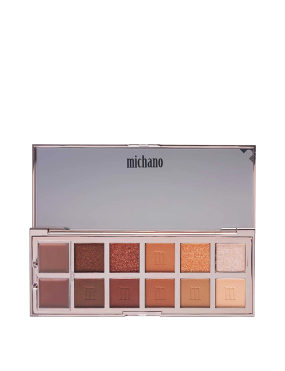 پالت سایه 12 رنگ میچانو کوپر گلو | Michano Copper Glow Eyeshadow Palette