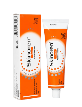 کرم ضدجوش اسکینورین آزلایک 20% | Skinoren 20% Azelaic Acid Acne Treatment Cream