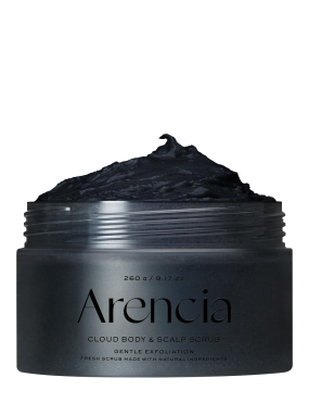 آرنسیا اسکراب کف سر و بدن چای سیاه و یوزو | Arencia Cloud Body & Scalp Scrub Black tea & Yuzu