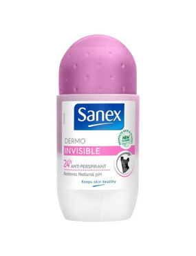 رول ضدتعریق سانکس اینویزیبل Sanex Dermo Invisible حجم 50 میلی لیتر