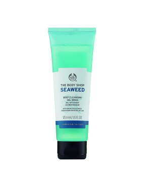 ژل شستشوی صورت سیوید بادی شاپ برای پوست چرب 125 میل | The Body Shop Seaweed Cleansing Gel for Oily Skin 125ml