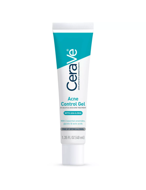 ژل آبرسان ضد جوش و آکنه سراوی حاوی سالیسیلیک اسید CeraVe Acne Control Gel With AHA & BHA For Acne Prone Skin 40ml