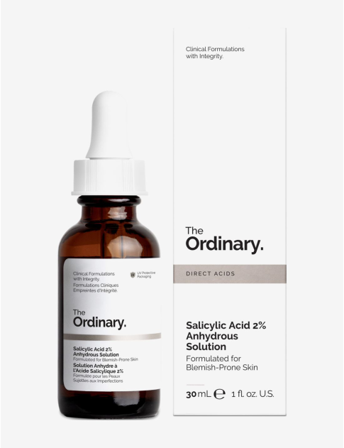 سرم ضد جوش و ضدلک مخصوص پوست های خیلی چرب حاوی 2 درصد سالسیلیک اسید THE ORDINARY SALICYLIC ACID 2 DARSAD ANHYDROUS SOLUTION