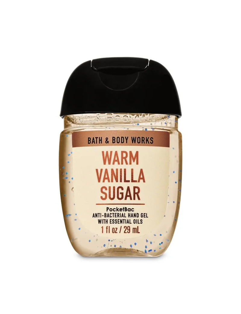 ژل ضد عفونی کننده دست وانیلا شوگر بث اند بادی 29میل | Bath and body Warm Vanilla Sugar Anti Bacterial Hand Gel